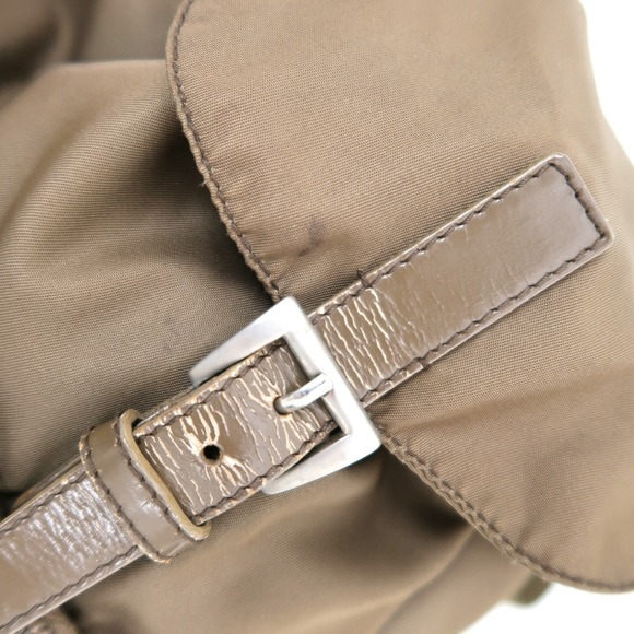 PRADA Rucksack Backpack Daypack Nylon Khaki Green - Picture 6 of 10